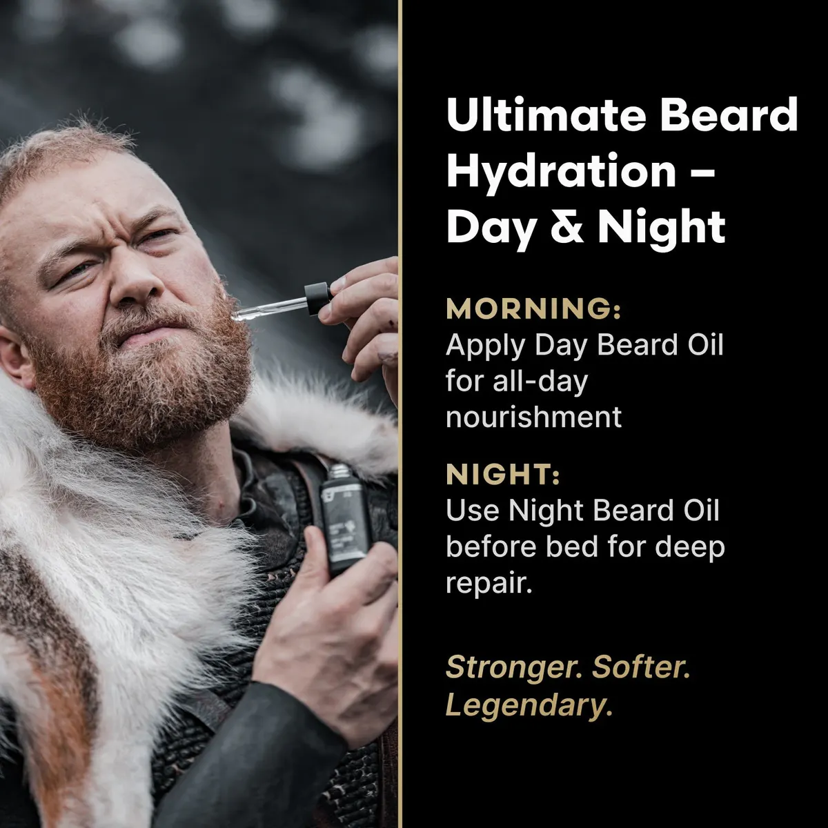 The Beard Struggle Tonic + Elixir Beard Oil Bundle Gold Collection, view 4