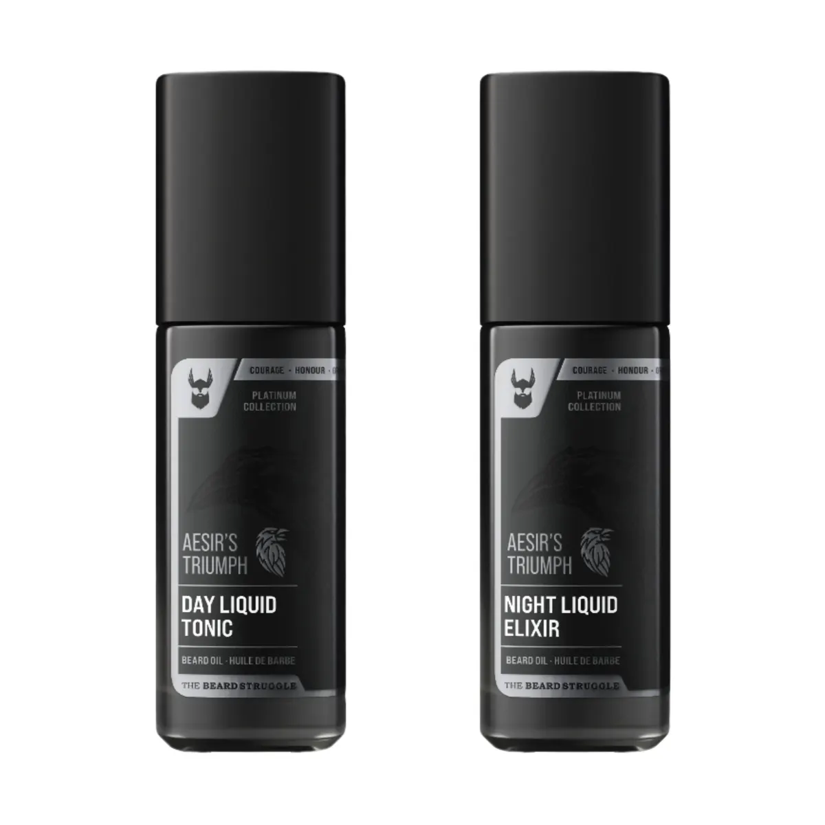 The Beard Struggle Tonic + Elixir Beard Oil Bundle Platinum Collection