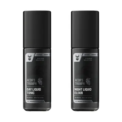 The Beard Struggle Tonic + Elixir Beard Oil Bundle Platinum Collection