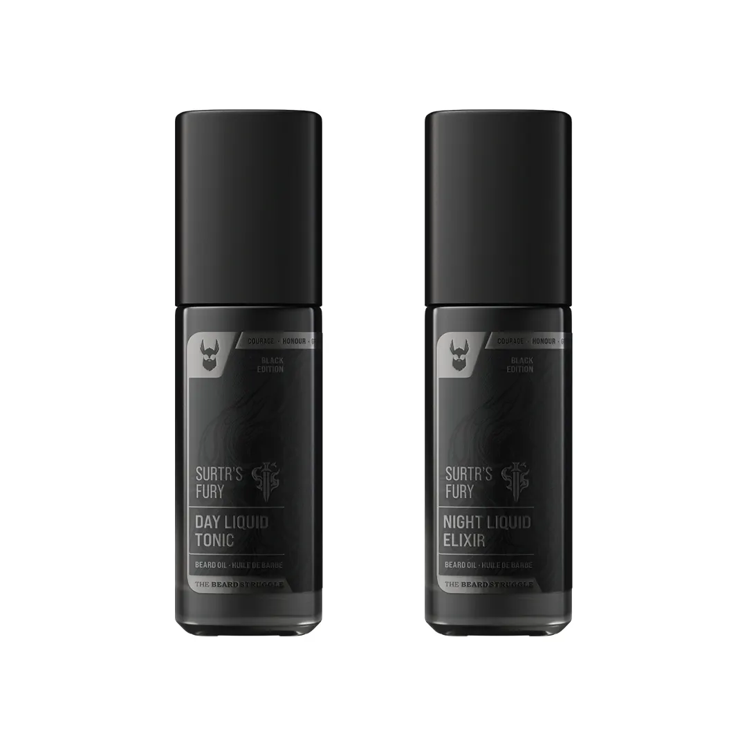 The Beard Struggle Tonic + Elixir Beard Oil Bundle Platinum Collection, view 3