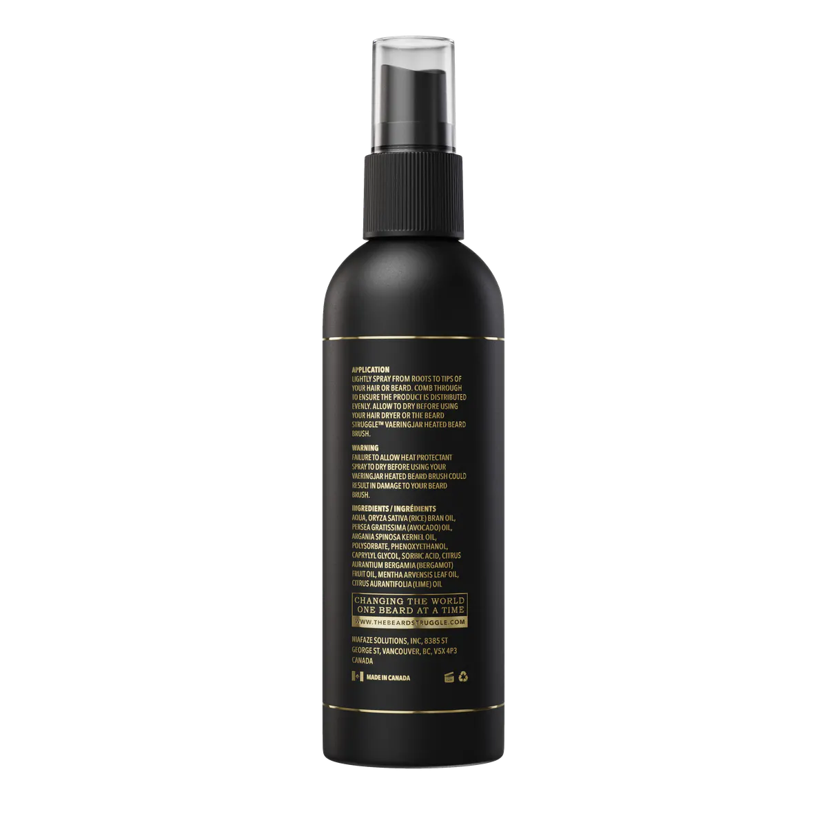 The Beard Struggle Viking Shield Heat Protectant Spray, view 2