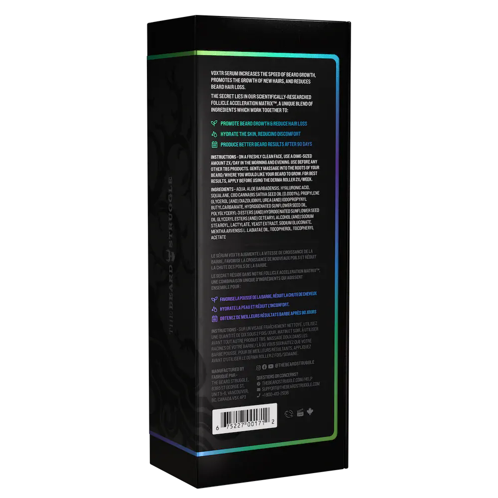 The Beard Struggle VOXTR Beard Accelerator Serum 50ml, view 4