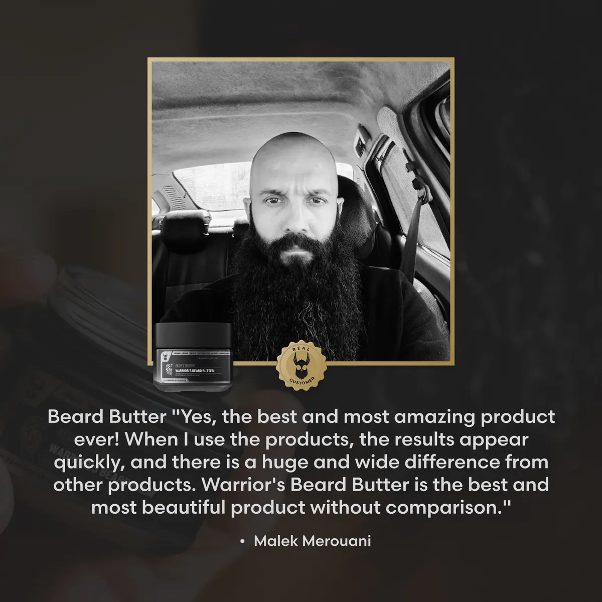 The Beard Struggle Warrior's Beard Butter Gold Collection 50g, view 6