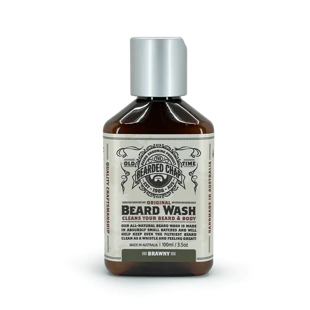 The Bearded Chap Brawny Original Beard Wash Travel Edition 100ml