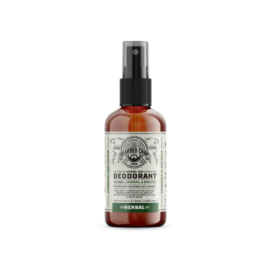 The Bearded Chap Herbal Spray Deodorant 50ml