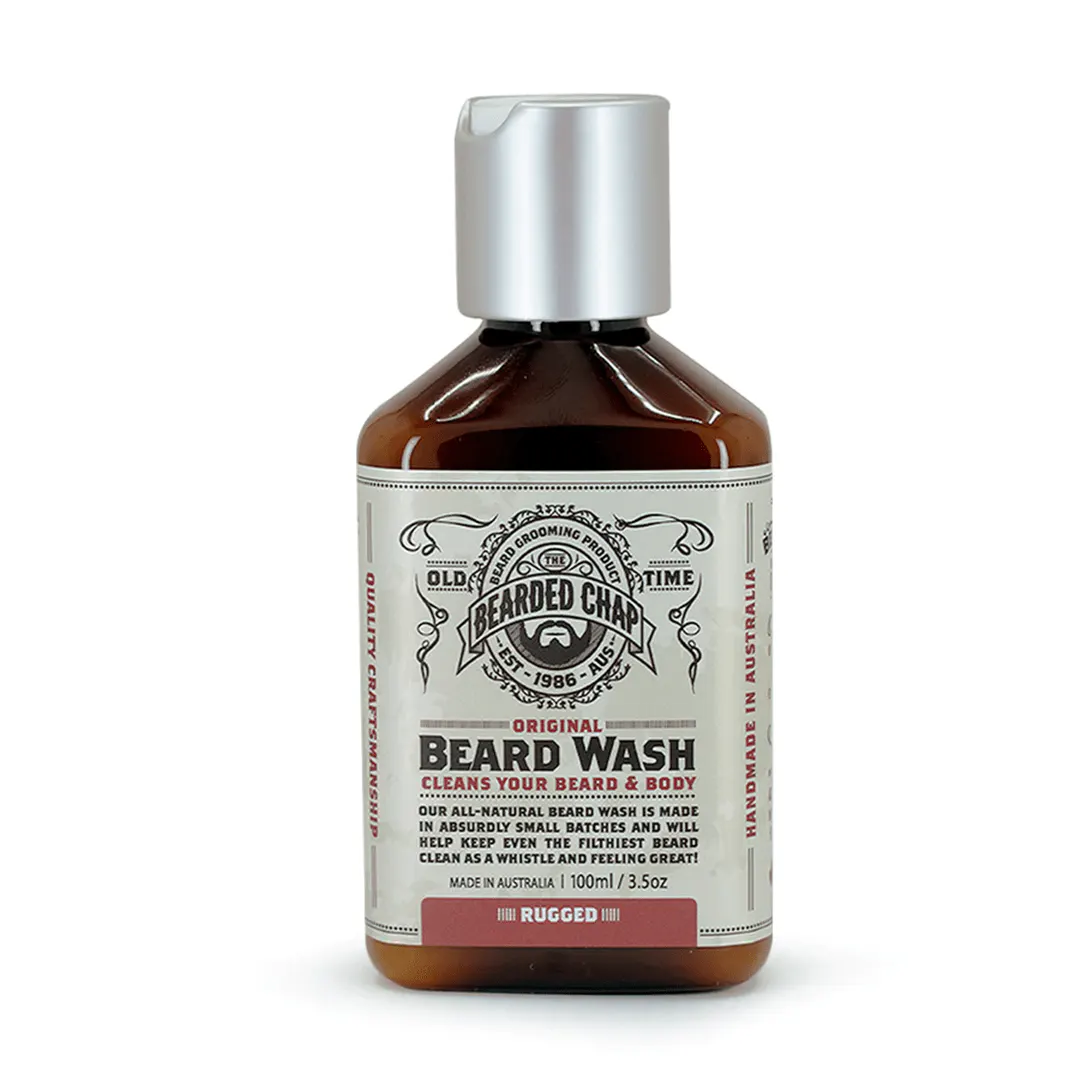 The Bearded Chap Rugged Original Beard Wash Travel Edition 100ml
