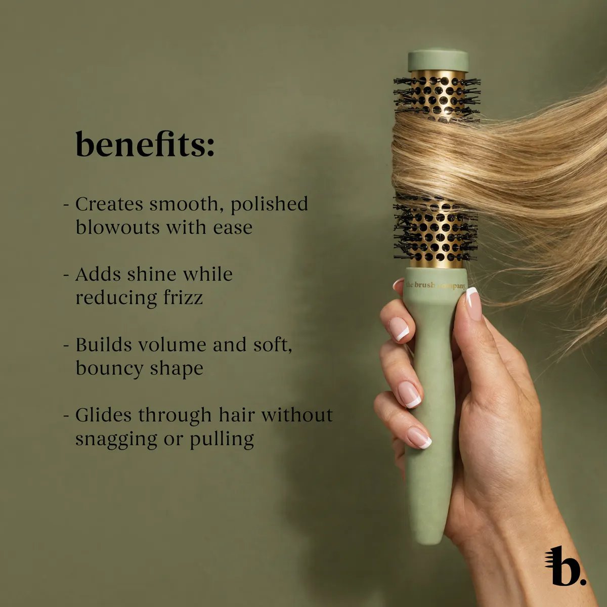 the brush company the volume maker 33mm barrel, view 3
