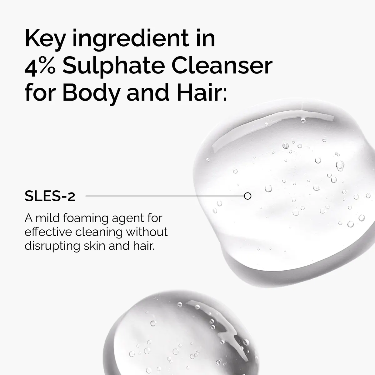 The Ordinary Sulphate 4% Cleanser for Body and Hair 240ml, view 3