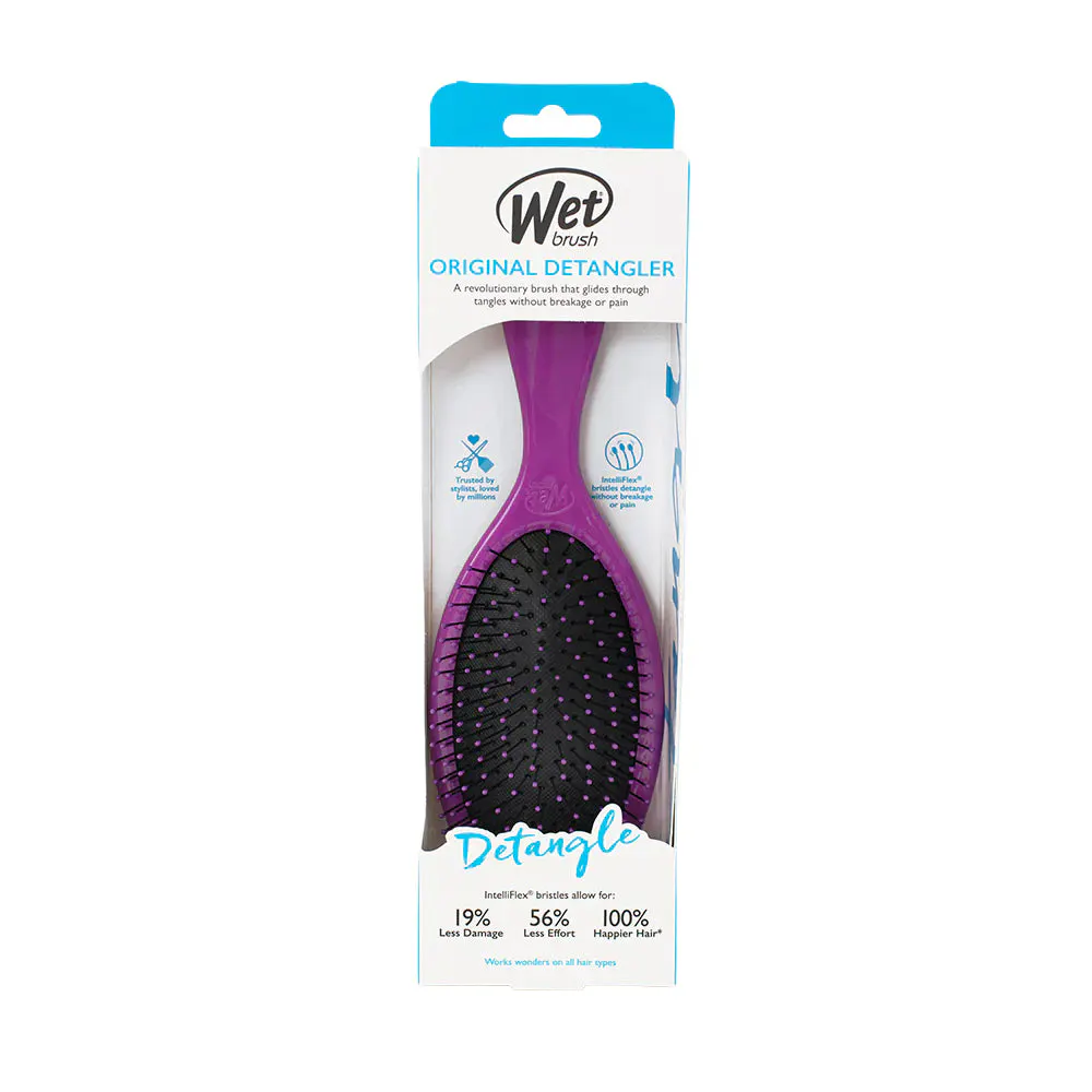Wet Brush Detangling Hair Brush in Purple, view 3