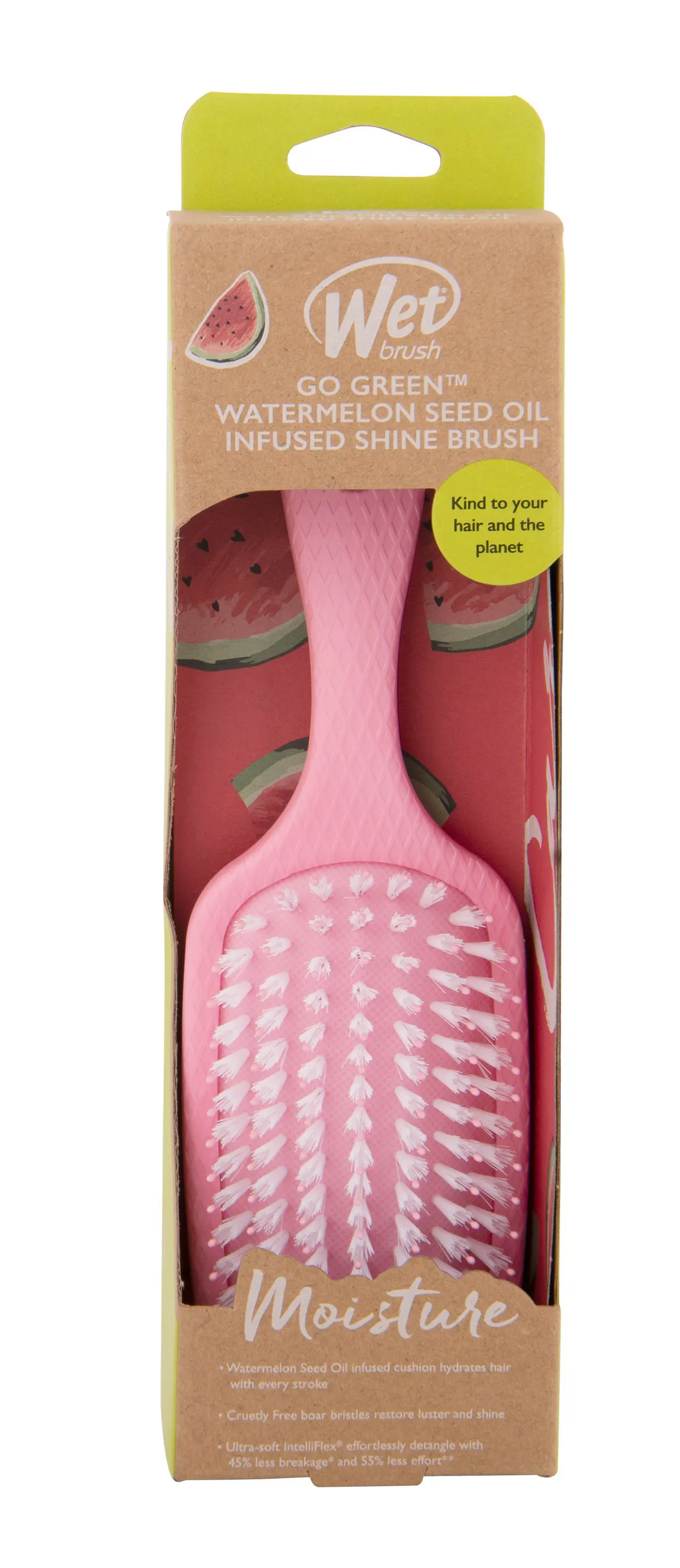 Wet Brush Go Green Shine Hair Brush - Watermelon Seed Oil, view 2