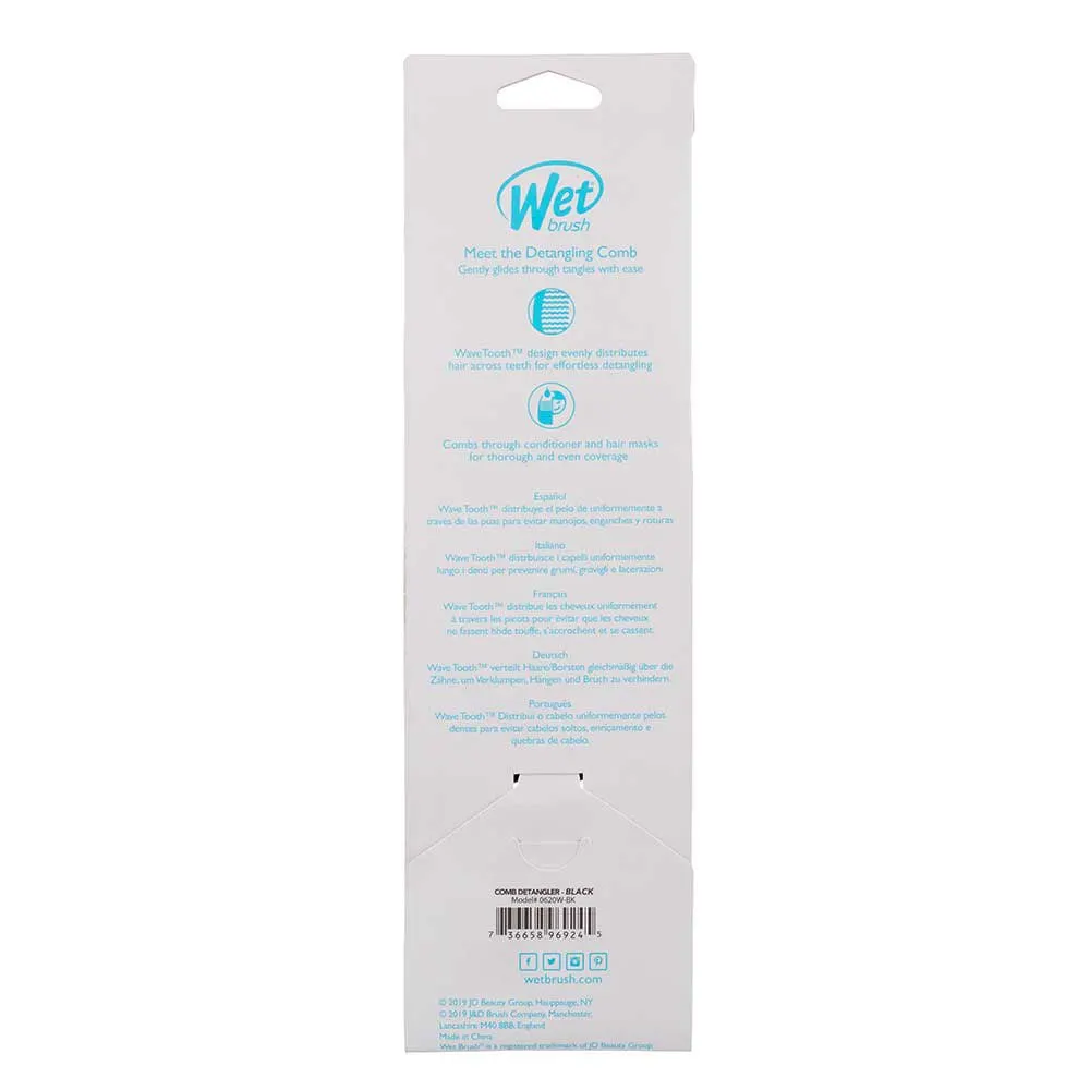 Wet Brush Basin Detangling Comb - Black, view 3