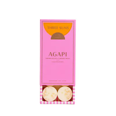 Three Suns Agapi Crystal Infused Natural Soy Melts Box - 8 Pack