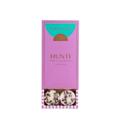 Three Suns Hunti Crystal Infused Natural Soy Melts Box - 8 Pack