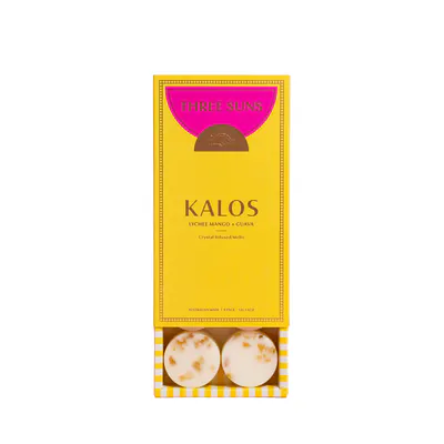 Three Suns Kalos Crystal Infused Natural Soy Melts Box - 8 Pack