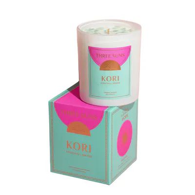 Three Suns Kori Crystal Infused Candle Of Hope 300g - Cocktails & Dreams