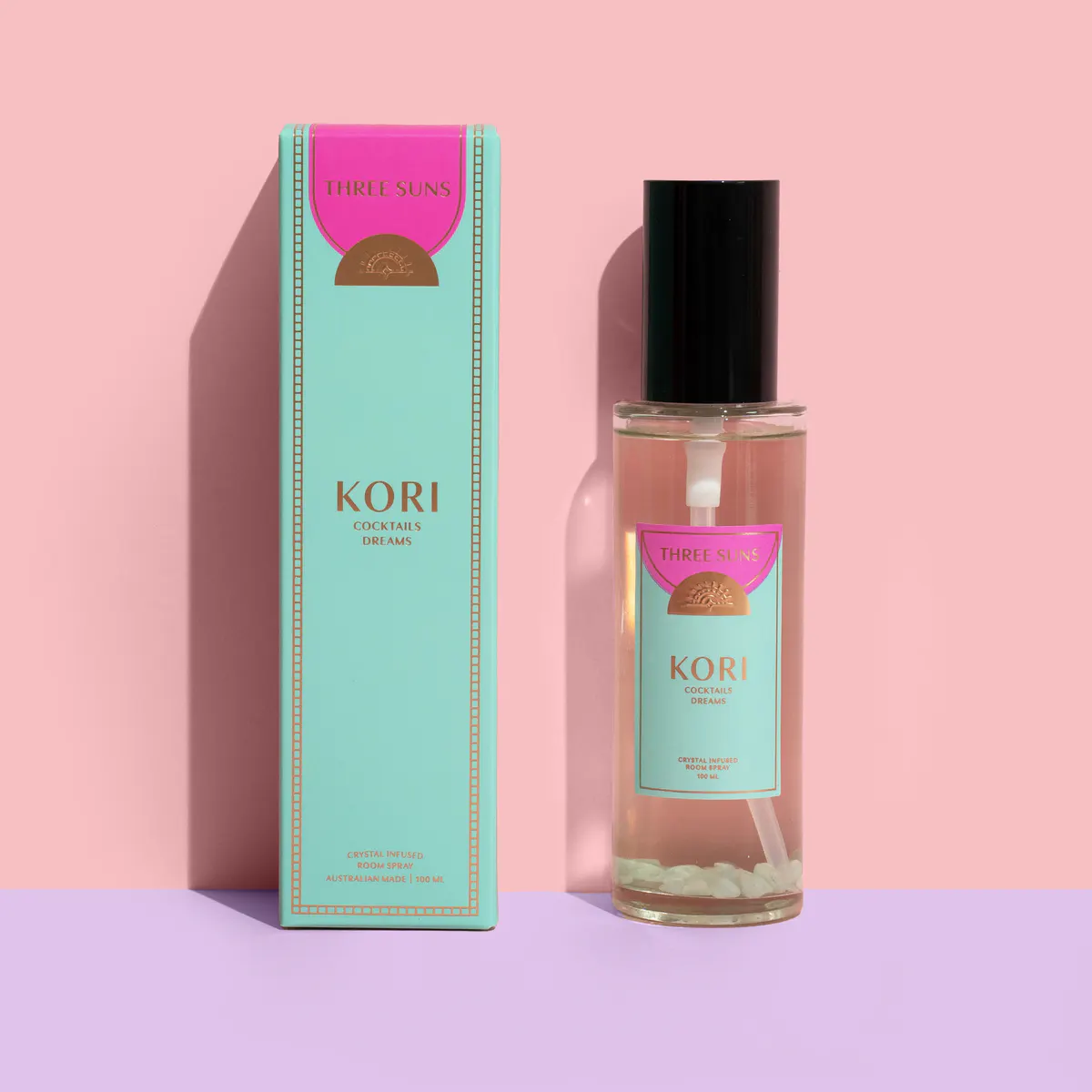 Three Suns Kori Crystal Infused Room Spray Of Hope 100ml - Cocktails & Dreams, view 2