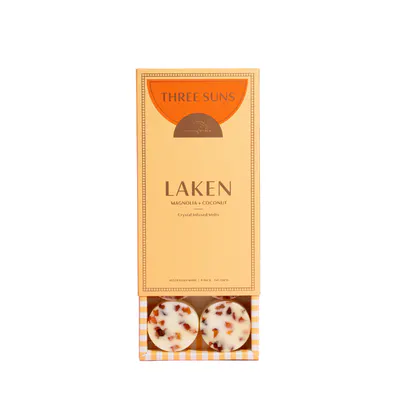 Three Suns Laken Crystal Infused Natural Soy Melts Box - 8 Pack