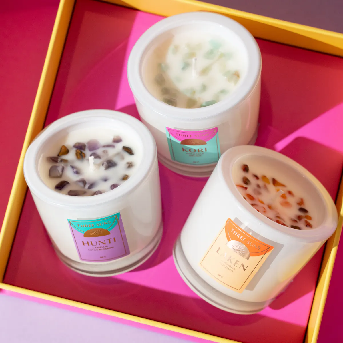 Three Suns Trio Candle Gift Pack, view 4