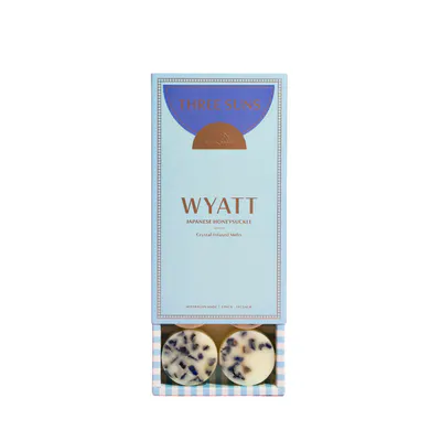 Three Suns Wyatt Crystal Infused Natural Soy Melts Box - 8 Pack