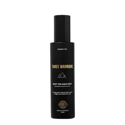Three Warriors Body Tan Aqua Mist 150g