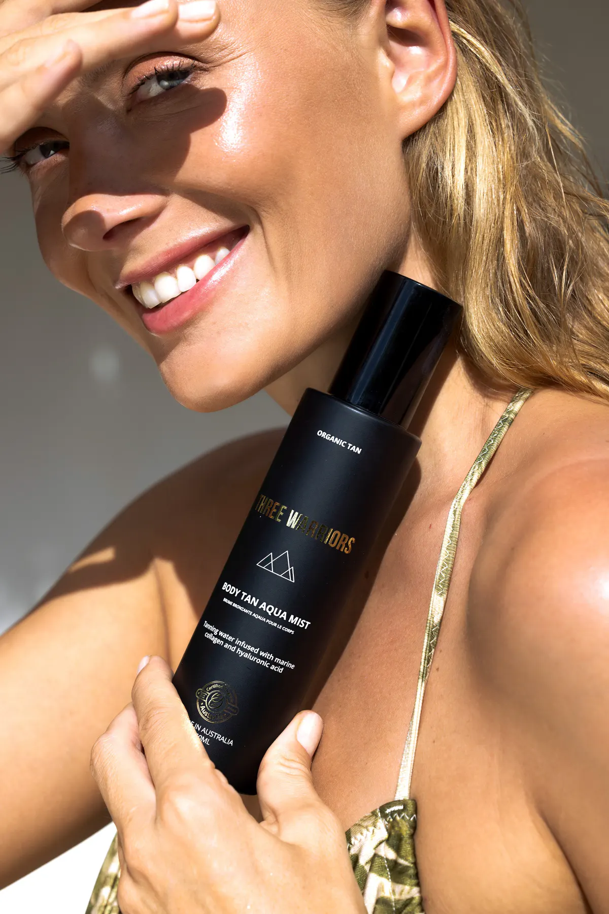 Three Warriors Body Tan Aqua Mist 150g, view 3