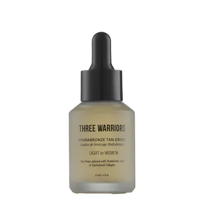 Three Warriors Hydrabronze Tan Drops 30ml - Light to Medium