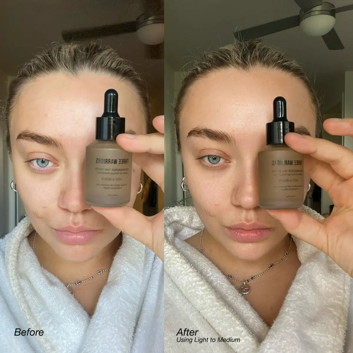 Three Warriors Hydrabronze Tan Drops 30ml - Light to Medium, view 2
