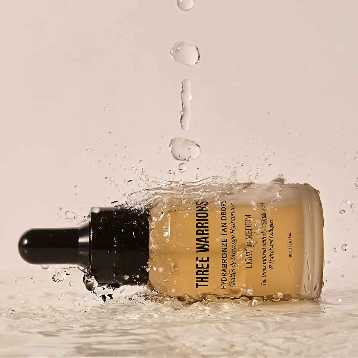 Three Warriors Hydrabronze Tan Drops 30ml - Light to Medium, view 4