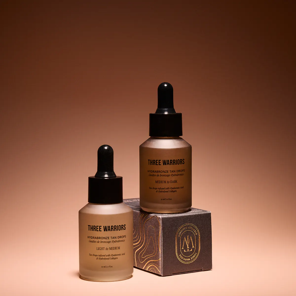 Three Warriors Hydrabronze Tan Drops 30ml - Light to Medium, view 6