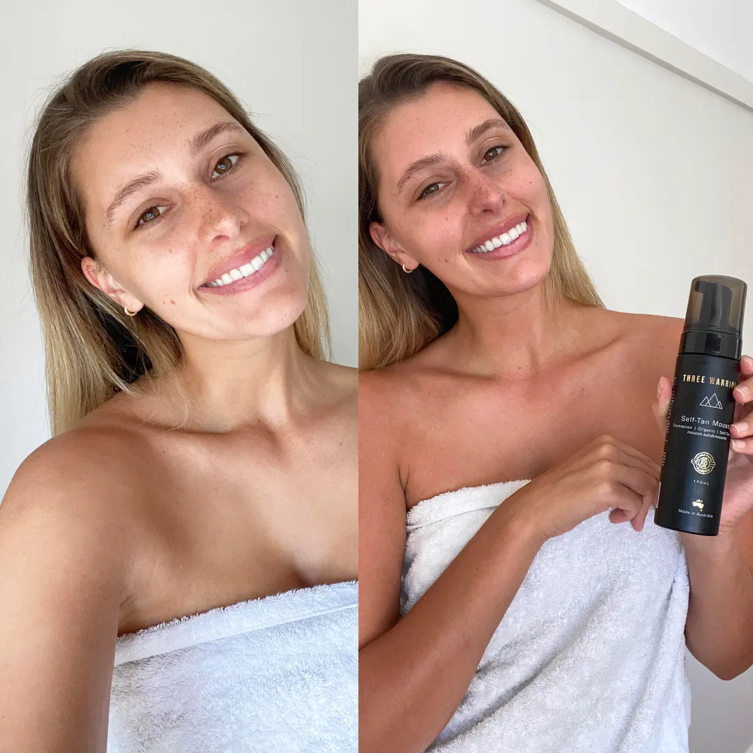 Three Warriors Self Tanning Mousse 150ml, view 2