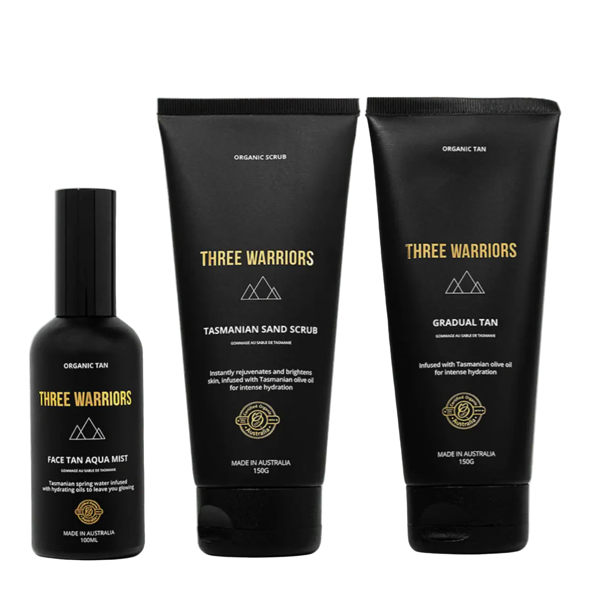 Three Warriors Tanning Essentials Trio