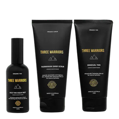 Three Warriors Tanning Essentials Trio