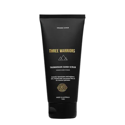 Three Warriors Exfoliating Tasmanian Sand Scrub 150g