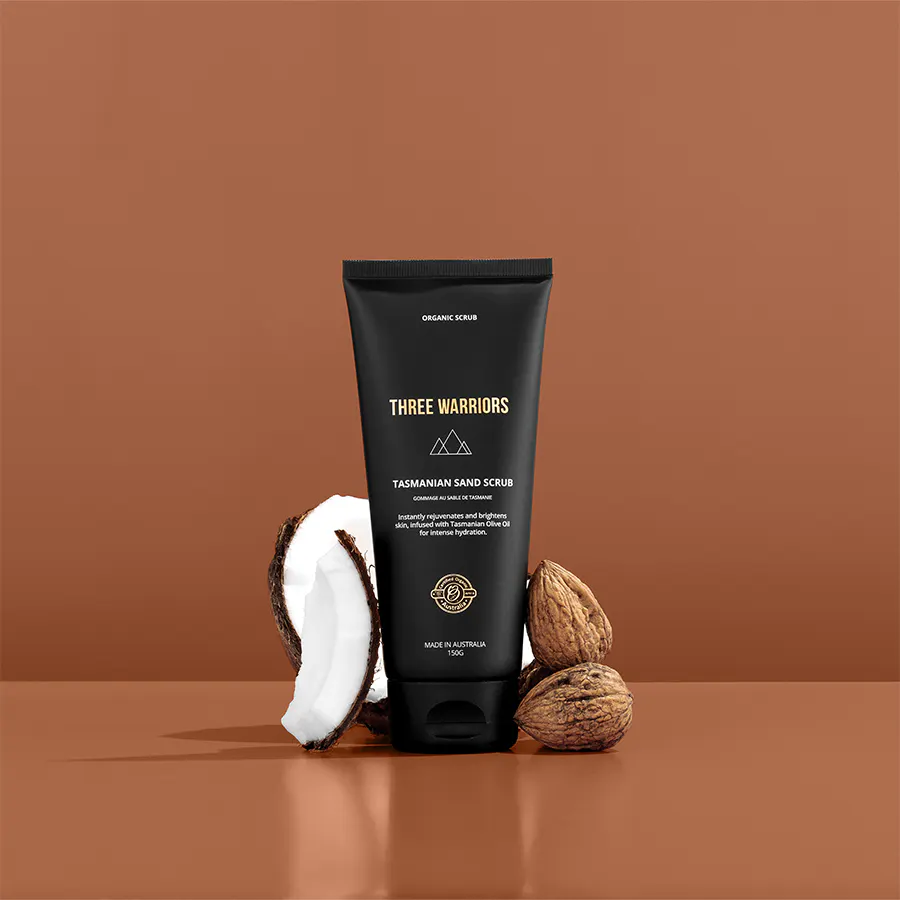 Three Warriors Exfoliating Tasmanian Sand Scrub 150g, view 2
