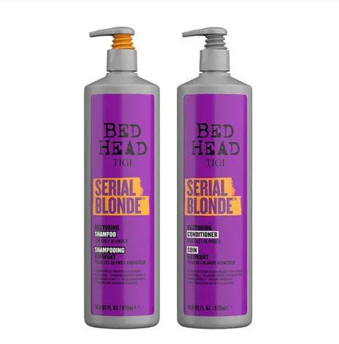 Tigi Bed Head Serial Blonde Shampoo and Conditioner 970ml Bundle