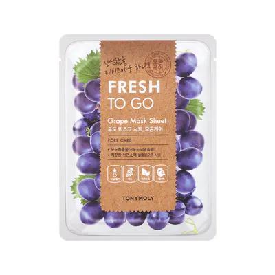Tonymoly Fresh To Go Grape Mask
