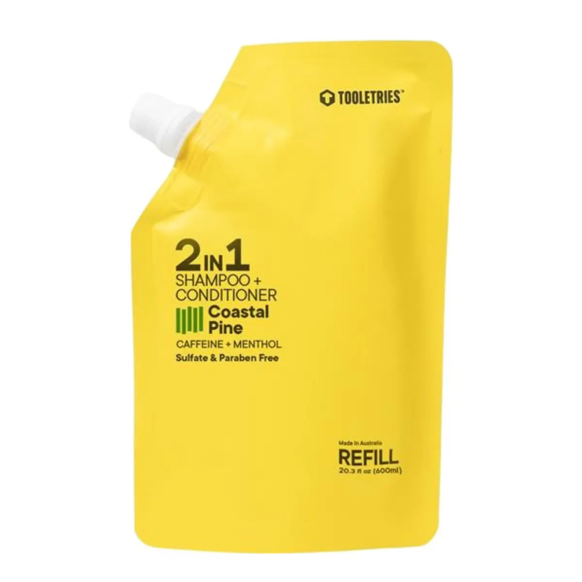 Tooletries 2 in 1 Shampoo & Conditioner Refill 600ml