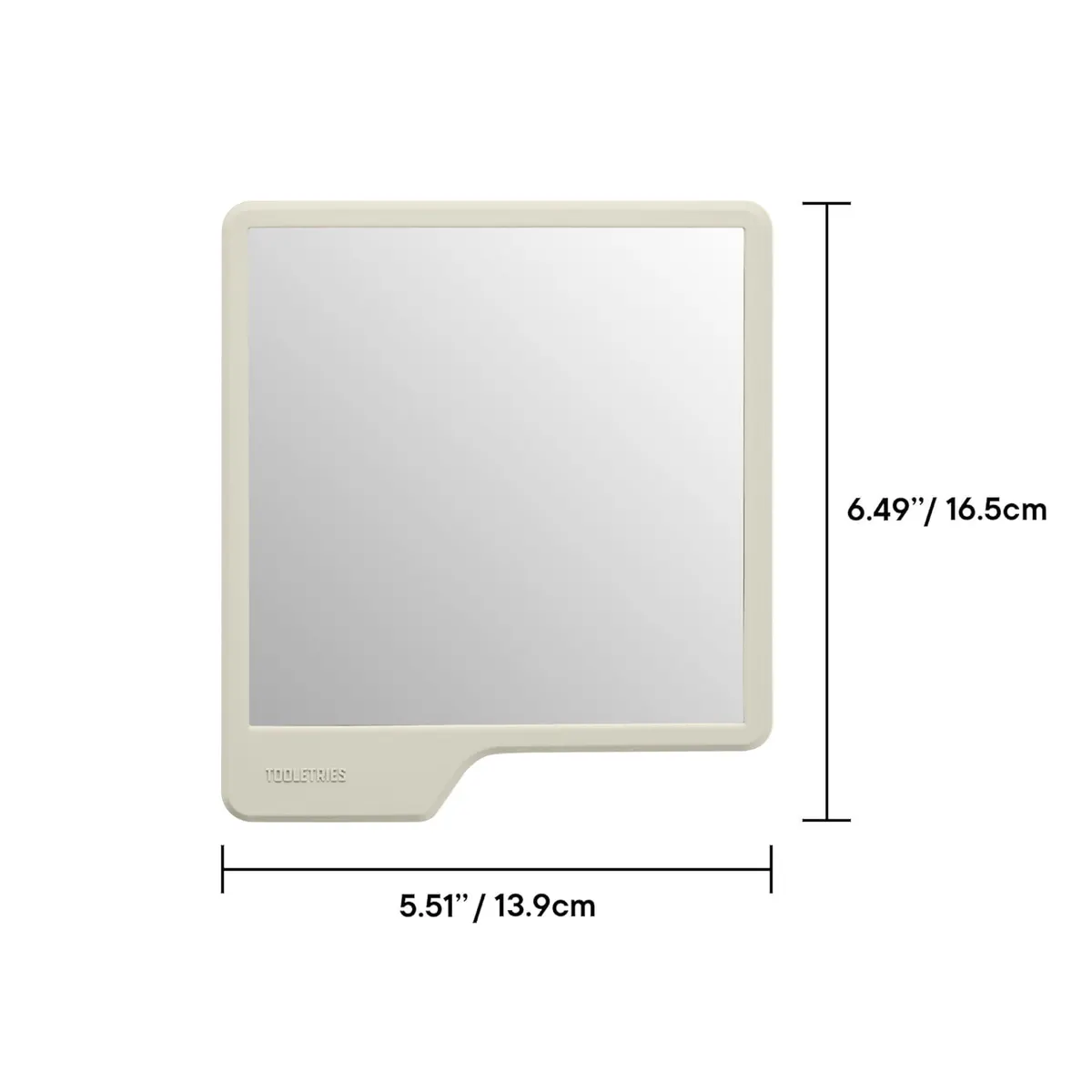 Tooletries The Oliver Shower Mirror - Sand, view 3
