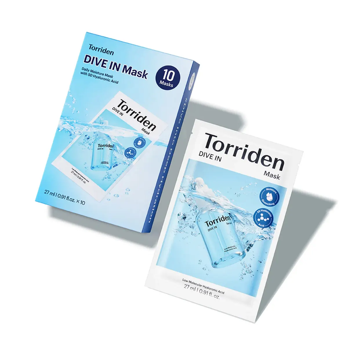 Torriden Dive-In Low Molecule Hyaluronic Acid Mask Pack - 10 Pieces, view 6
