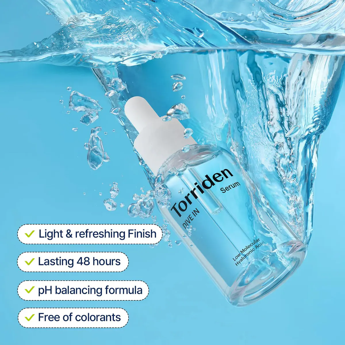 Torriden Dive-In Low Molecule Hyaluronic Acid Serum 50ml, view 3