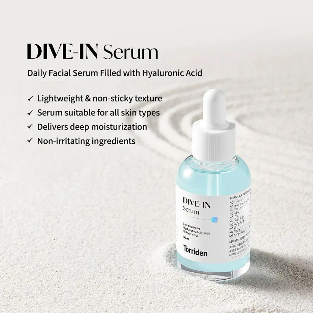 Torriden Dive-In Low Molecule Hyaluronic Acid Serum 50ml, view 4