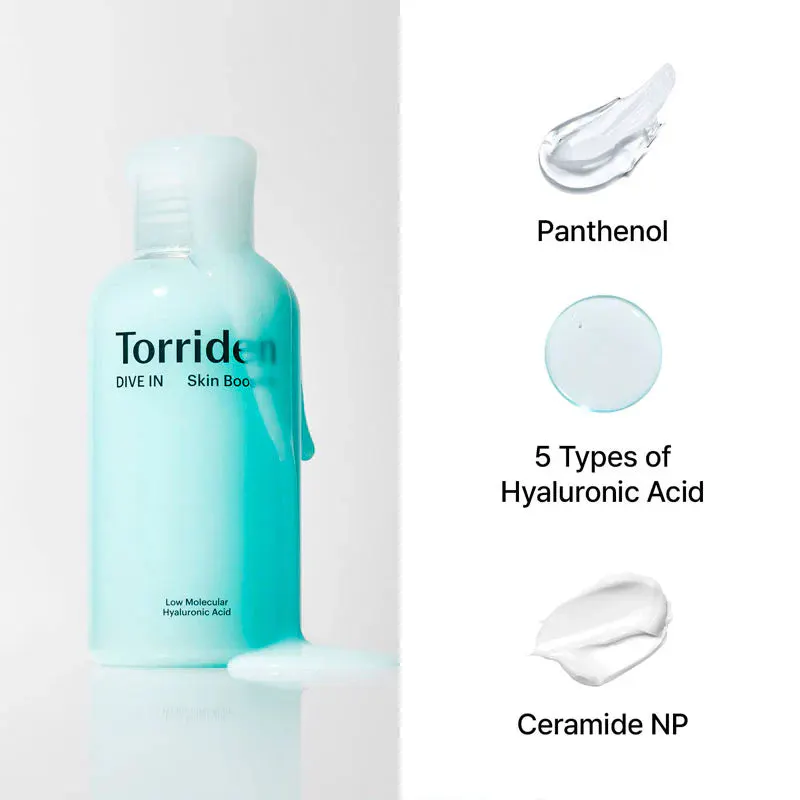 Torriden Dive-In Low Molecule Hyaluronic Skin Booster 200ml, view 3