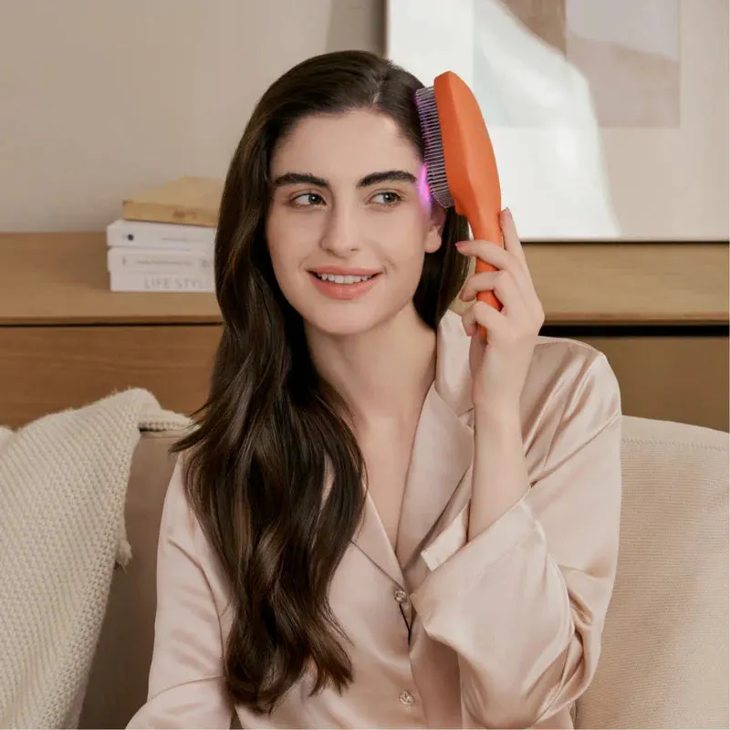 TOUCHBeauty Dual Light Scalp Stimulating Brush - Orange, view 5