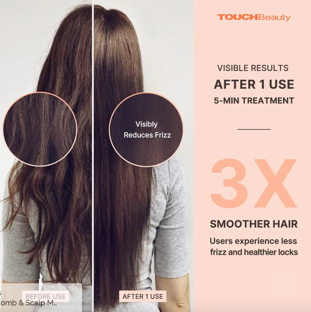 TOUCHBeauty Dual Light Scalp Stimulating Brush - Galaxy Grey, view 3