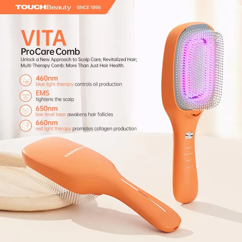 TOUCHBeauty Dual Light Scalp Stimulating Brush - Galaxy Grey, view 5