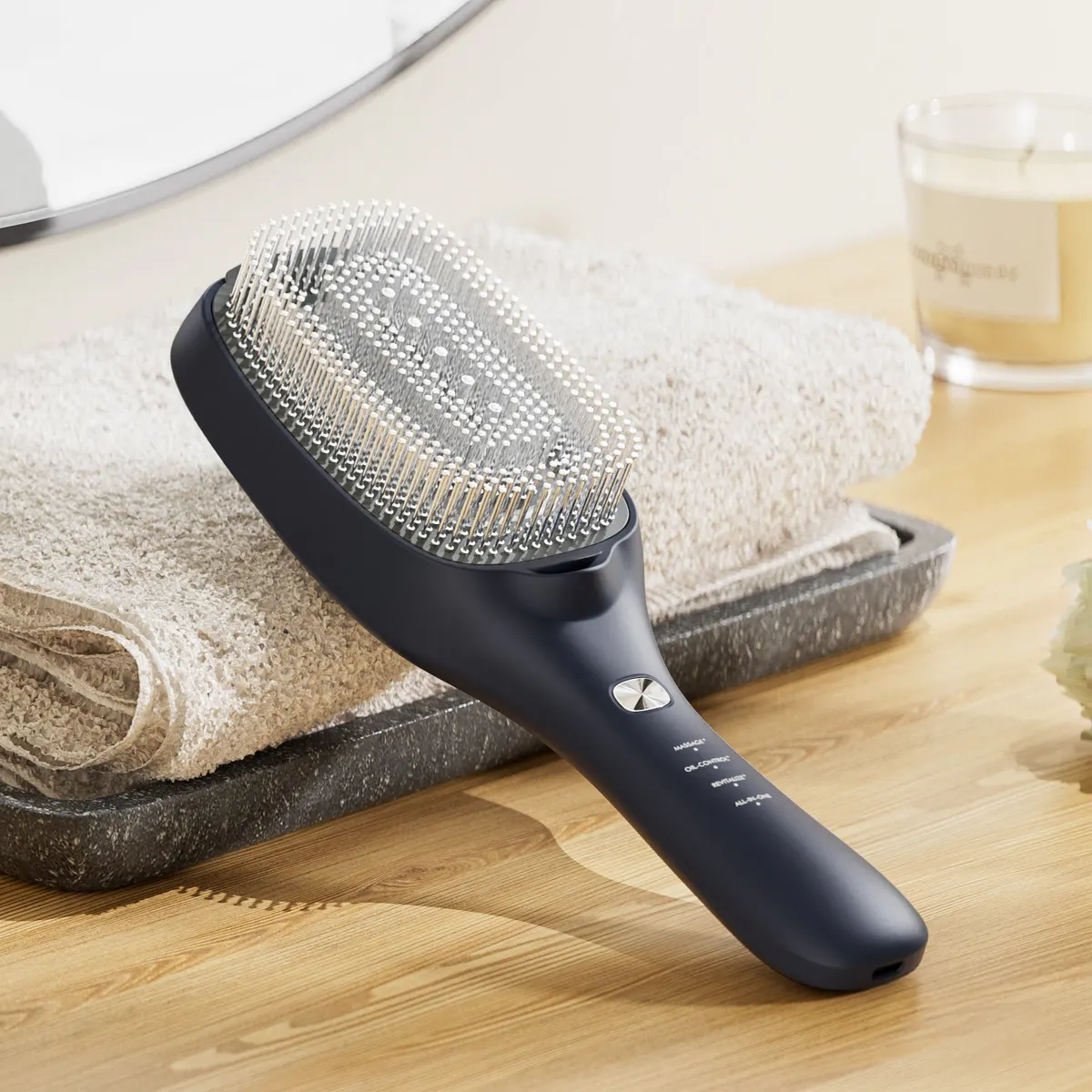 TOUCHBeauty Dual Light Scalp Stimulating Brush - Galaxy Grey, view 6