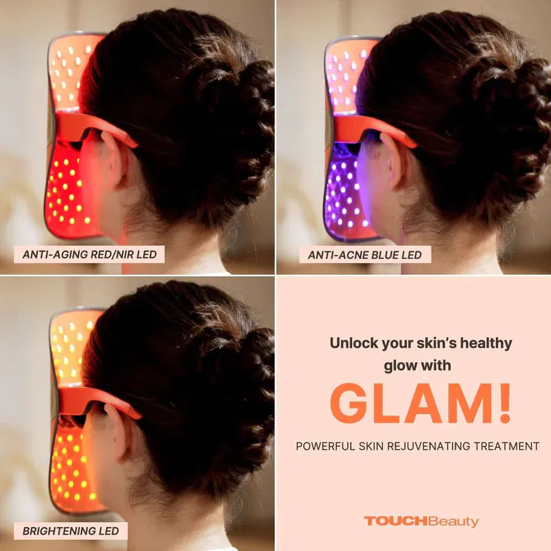 TOUCHBeauty LED Beauty Face Mask - Orange, view 7