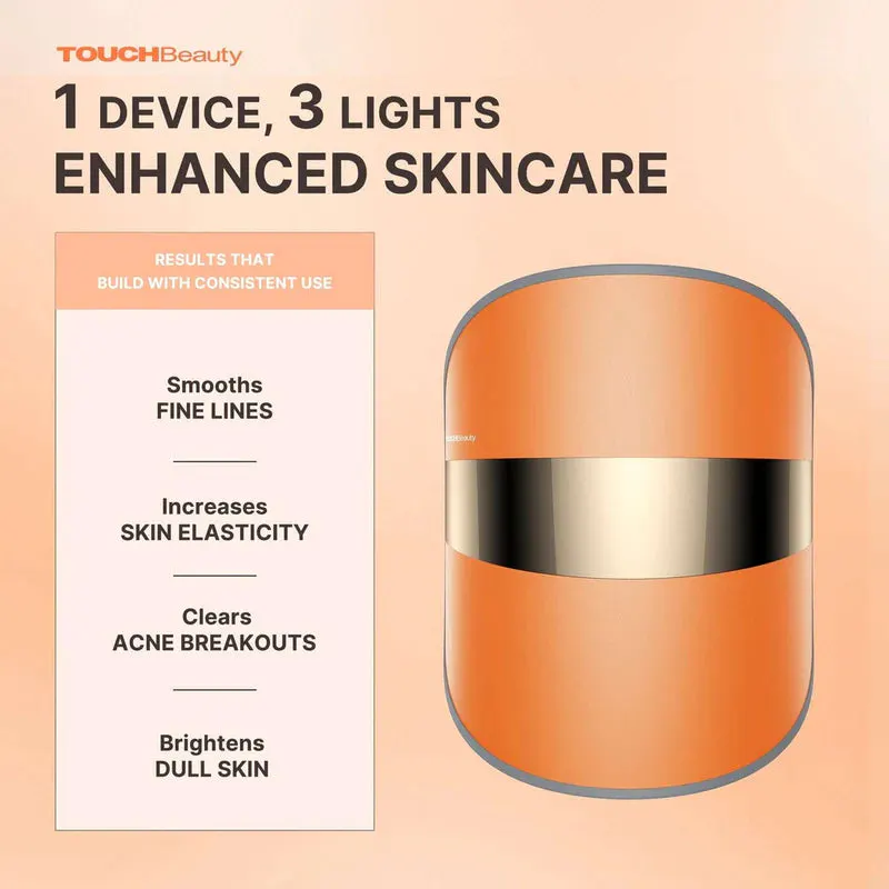 TOUCHBeauty LED Beauty Face Mask - Orange, view 8