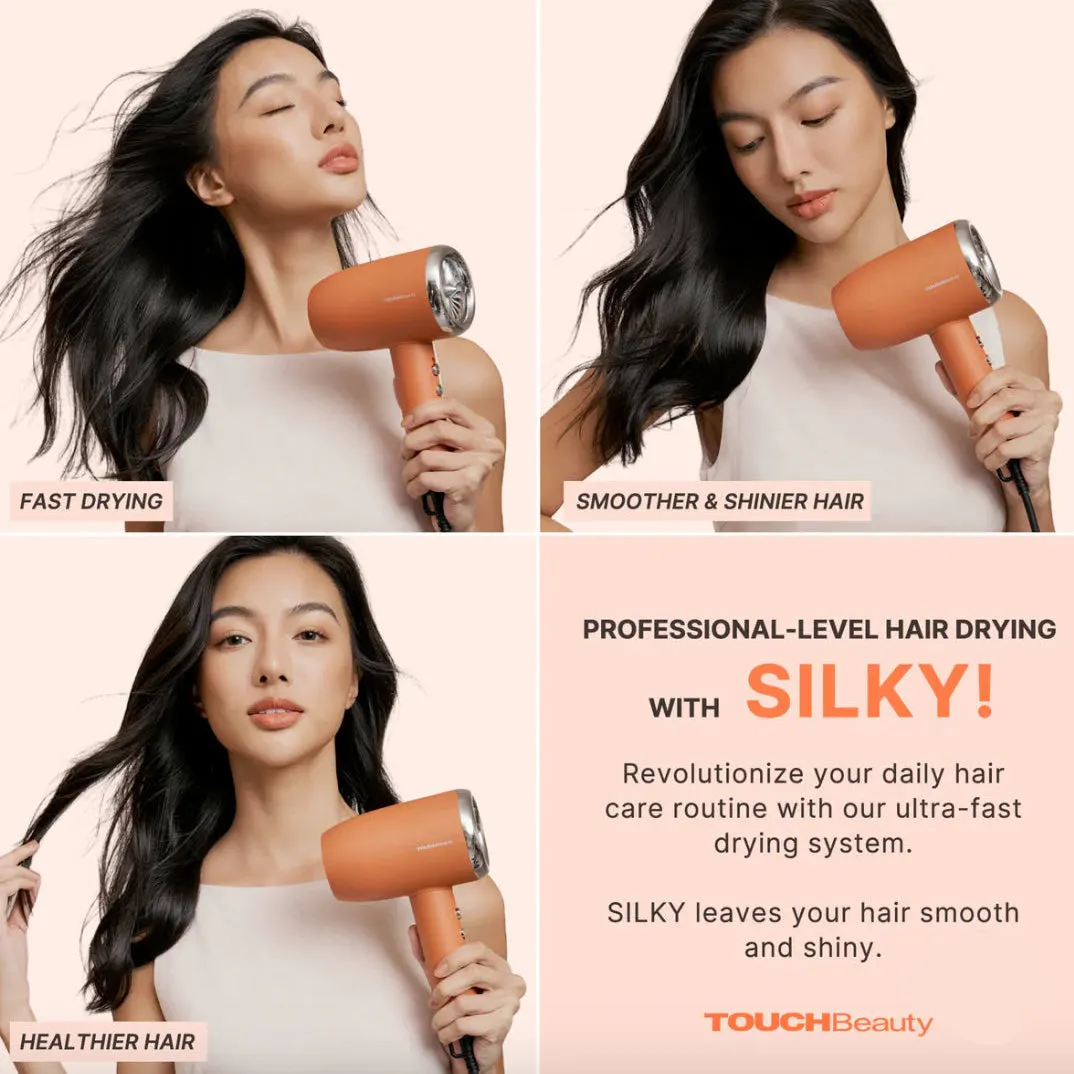 TOUCHBeauty SILKY Ionic Hair Dryer - Galaxy Grey, view 6