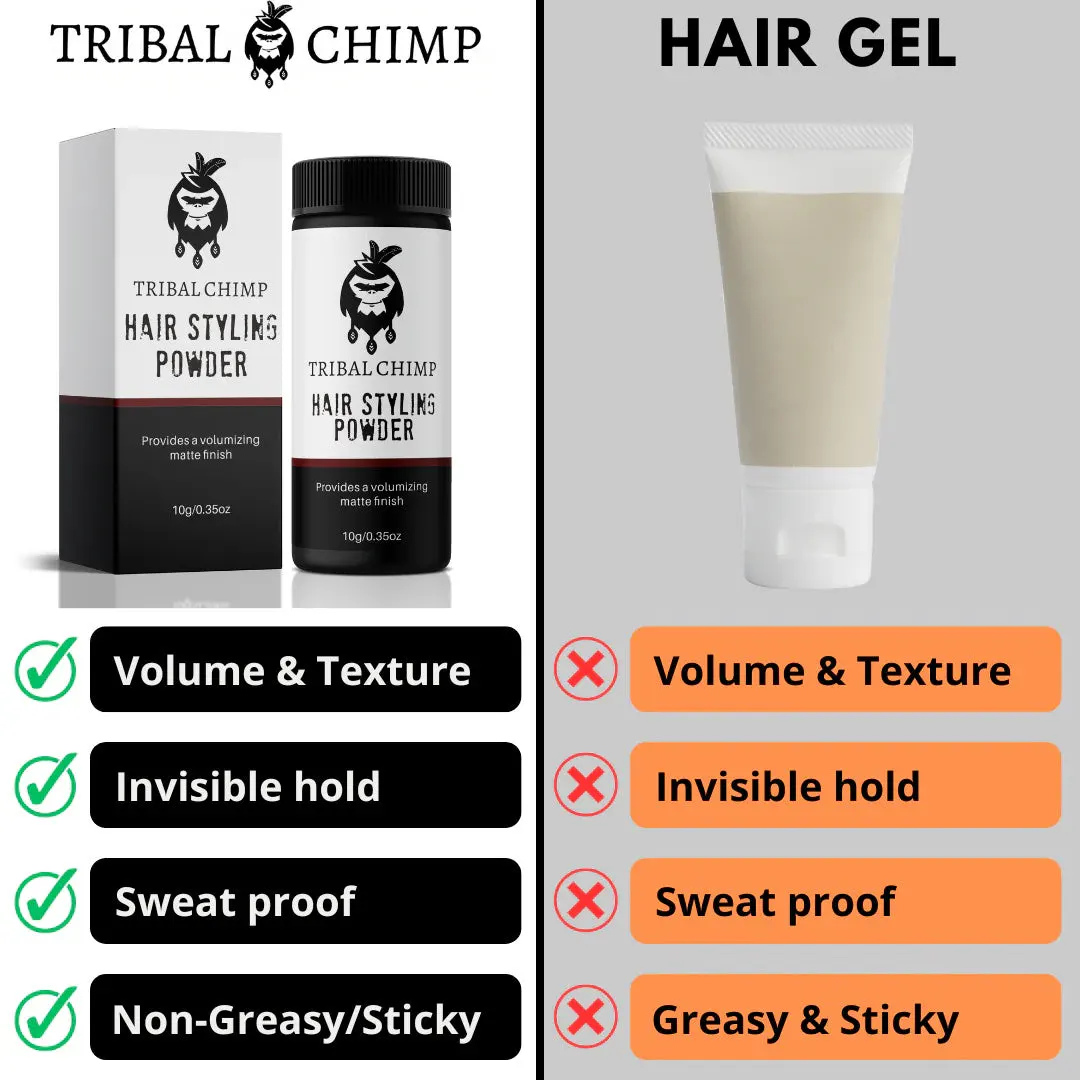 Tribal Chimp Hair Styling Powder 10g & Styling Comb Duo, view 5